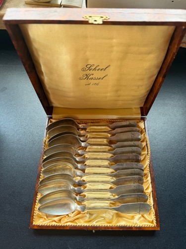Silberbesteck aus 800er - , silber