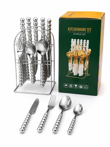 Teiliges besteckset mit - besteckset,