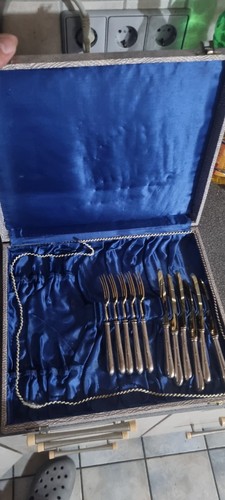 Silberbesteck set 800 für 6 - silberbesteck,