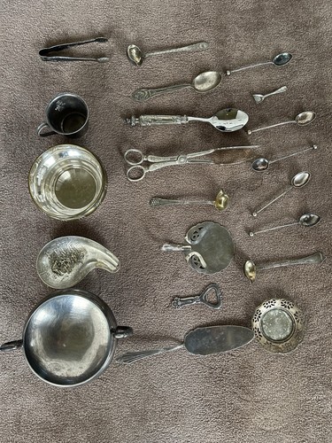 Vintage konvolut versilbertes - vintage,